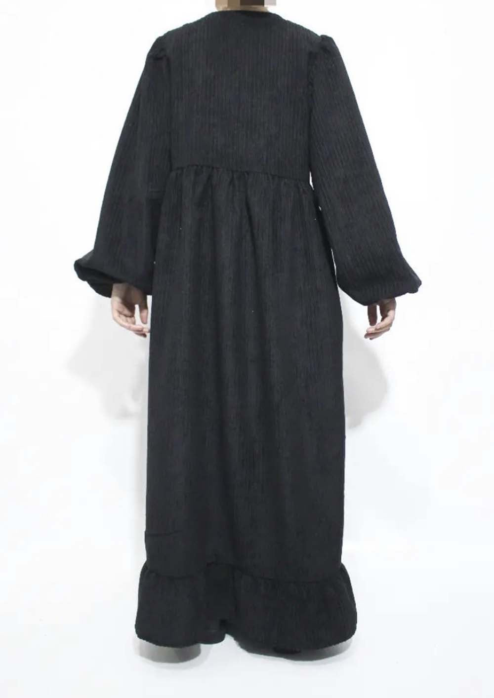 warda-dress-robe-fille-noir-velour-baytu-lybass-1